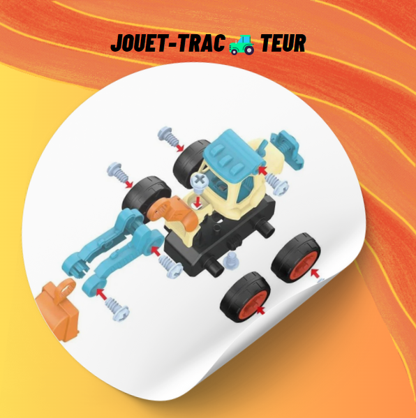 Mini tracteur agricole jouet™
