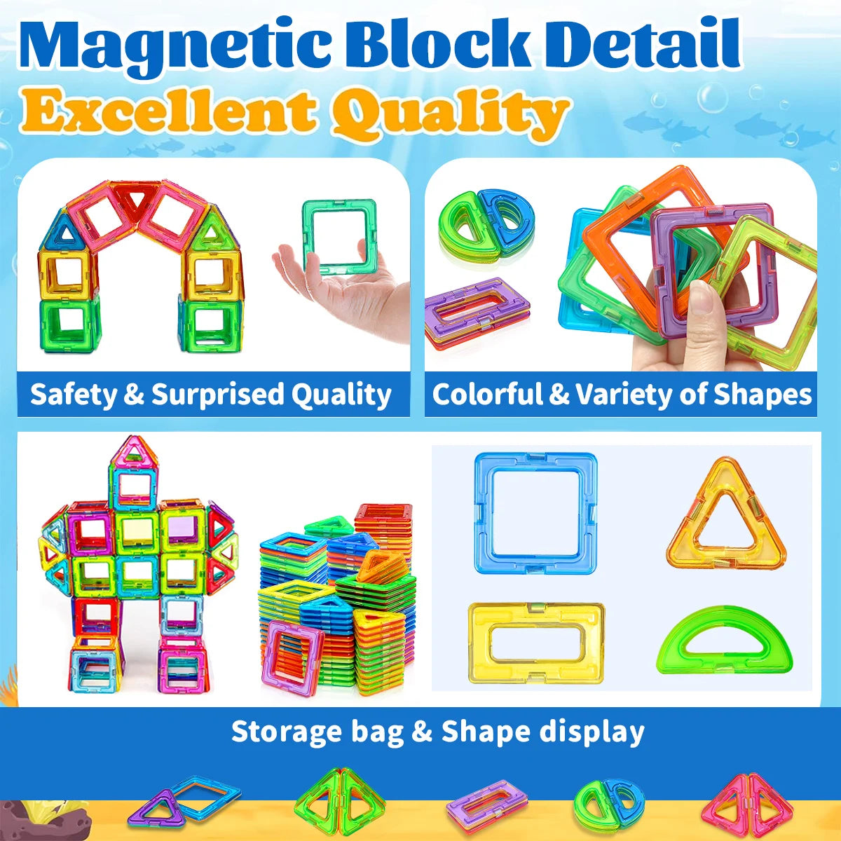 Blocs de construction magnétiques