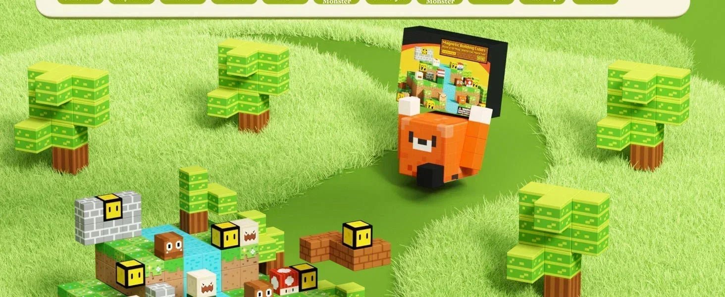Jeu de magnétique « MinecrifityBlock jouet de decompte pour enfants