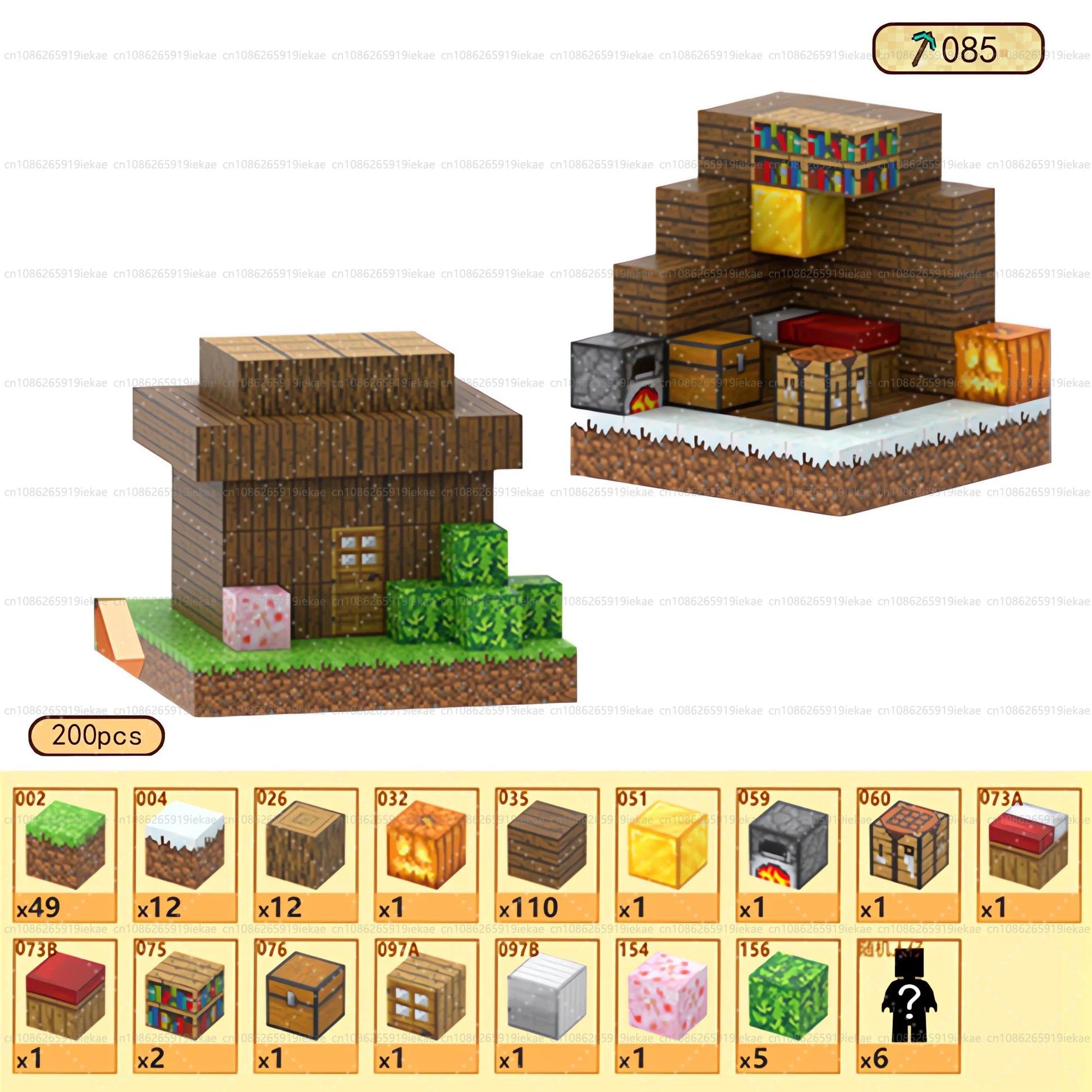 Jeu de magnétique « MinecrifityBlock jouet de decompte pour enfants