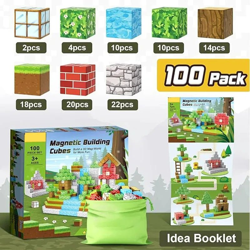 Jeu de magnétique « MinecrifityBlock jouet de decompte pour enfants