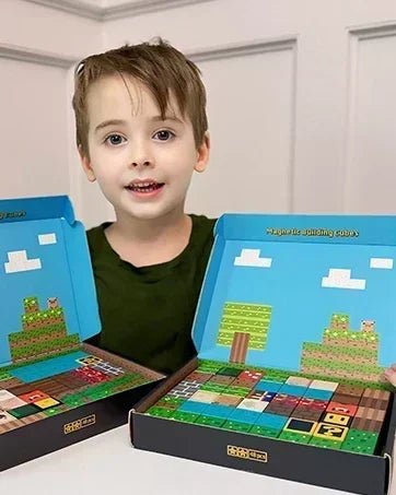 Jeu de magnétique « MinecrifityBlock jouet de decompte pour enfants