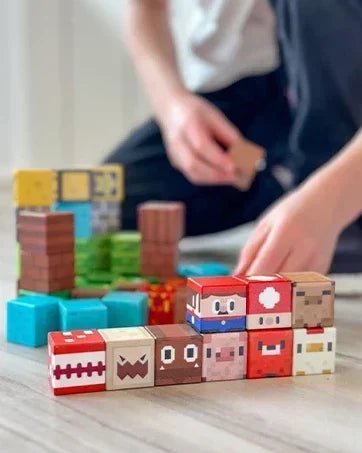 Jeu de magnétique « MinecrifityBlock jouet de decompte pour enfants