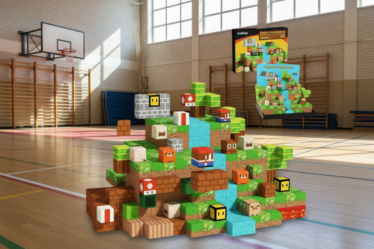 Jeu de magnétique « MinecrifityBlock jouet de decompte pour enfants