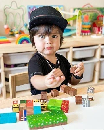 Jeu de magnétique « MinecrifityBlock jouet de decompte pour enfants