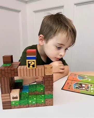 Jeu de magnétique « MinecrifityBlock jouet de decompte pour enfants