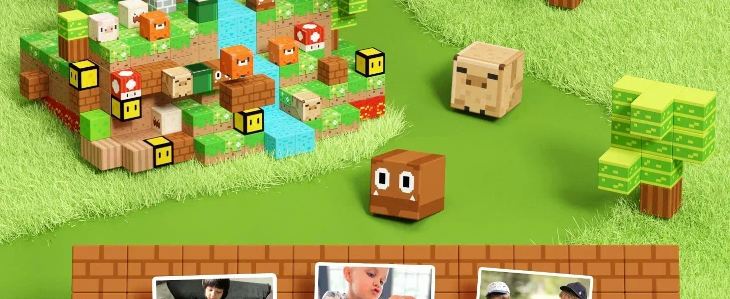 Jeu de magnétique « MinecrifityBlock jouet de decompte pour enfants
