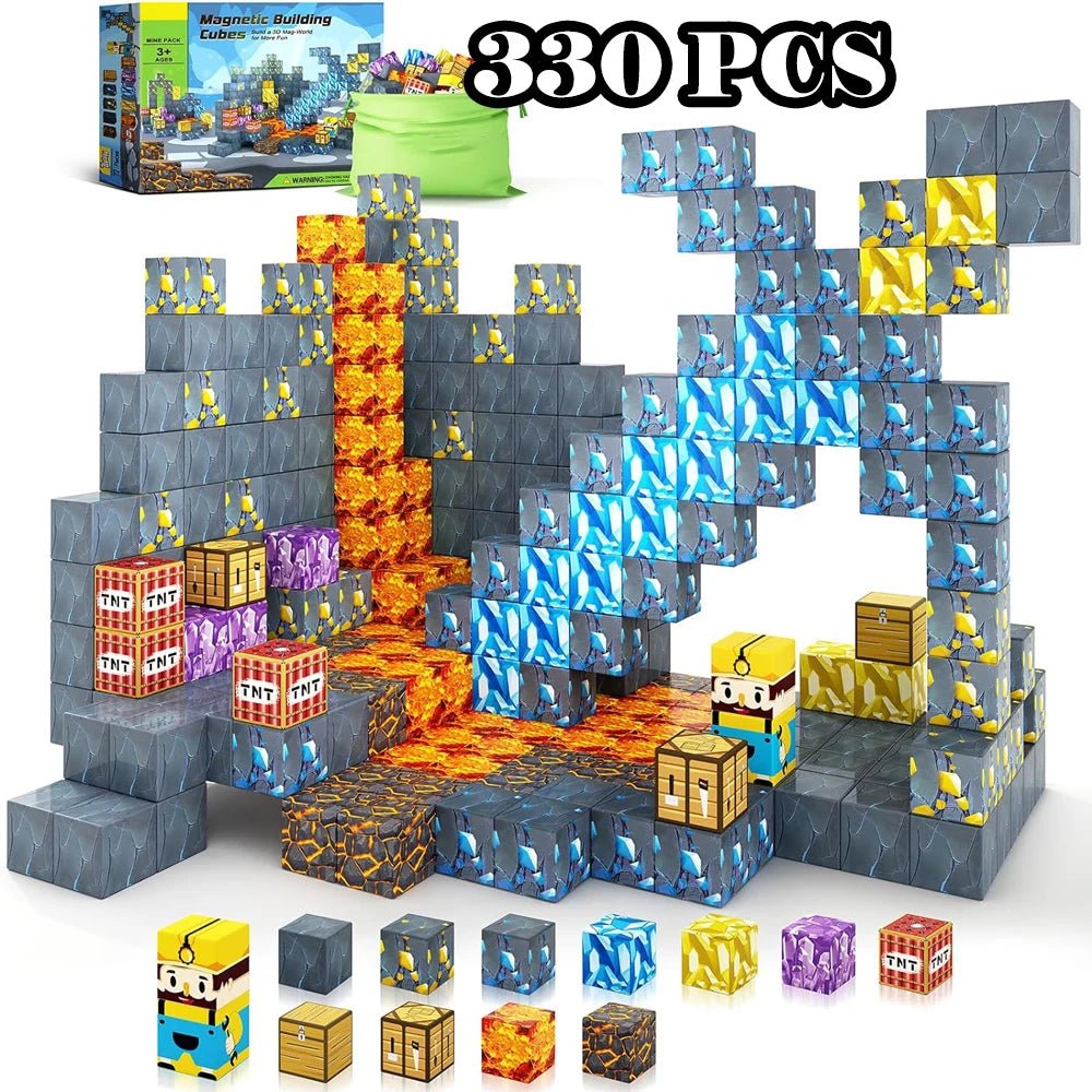 Jeu de magnétique « MinecrifityBlock jouet de decompte pour enfants