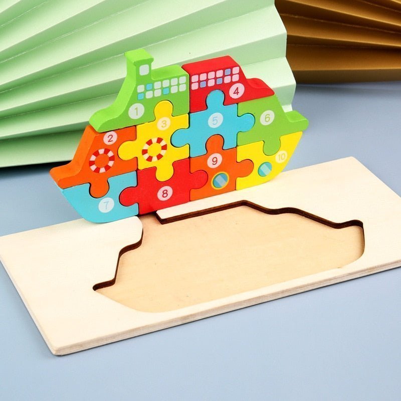 casse tete en bois™ - Jeux - kakioui