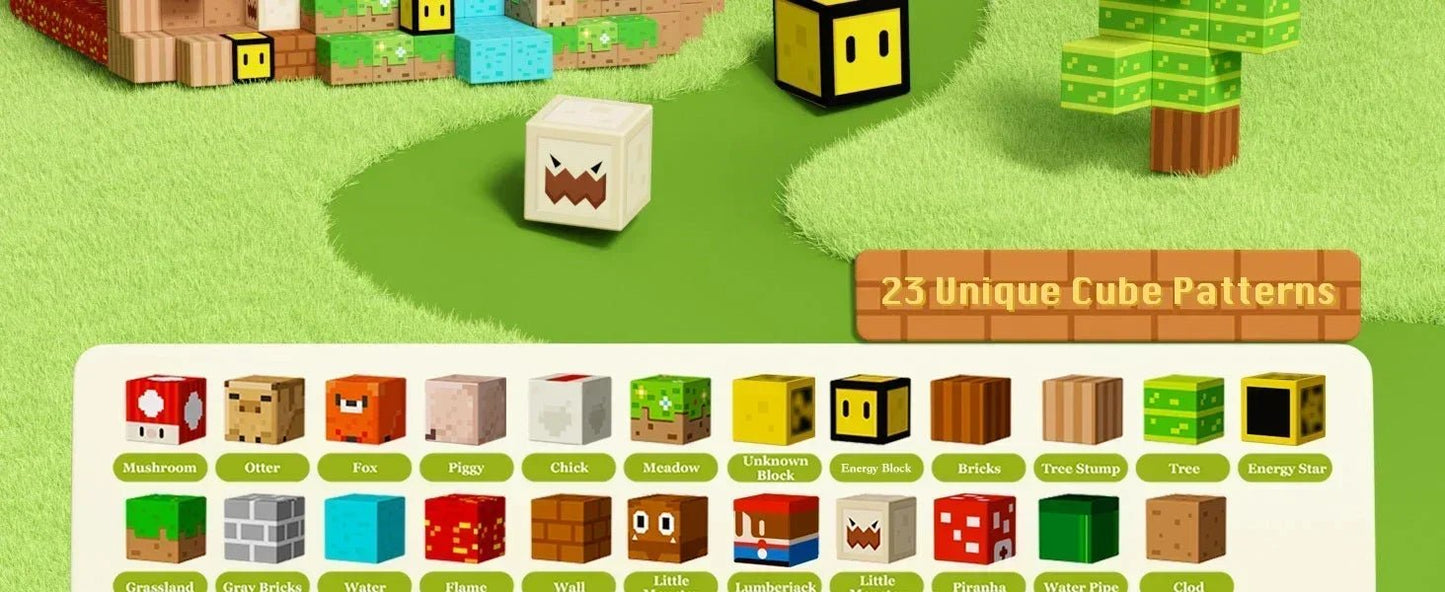 Jeu de magnétique «MinecrifityBlock jouet de decompte pour enfants