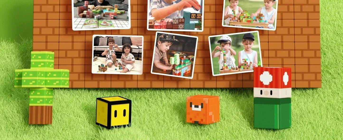 Jeu de magnétique « MinecrifityBlock jouet de decompte pour enfants