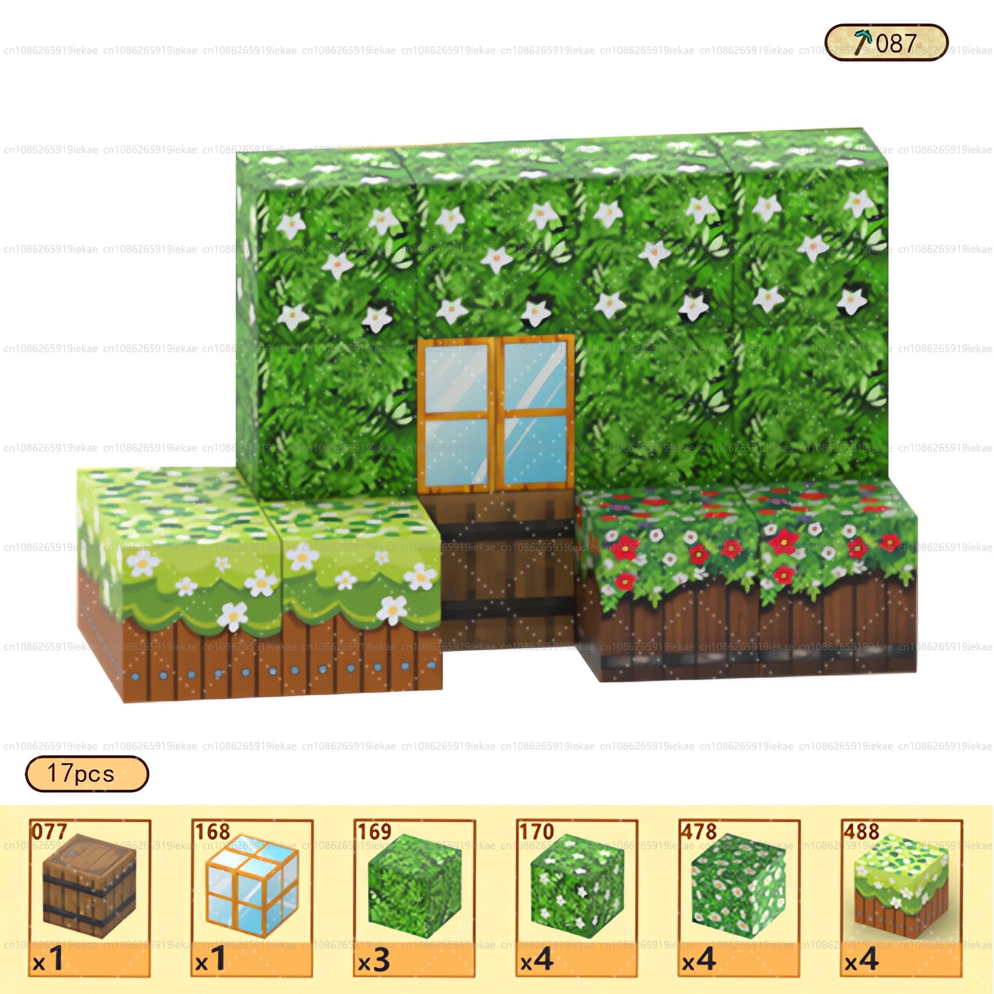 Jeu de magnétique « MinecrifityBlock jouet de decompte pour enfants