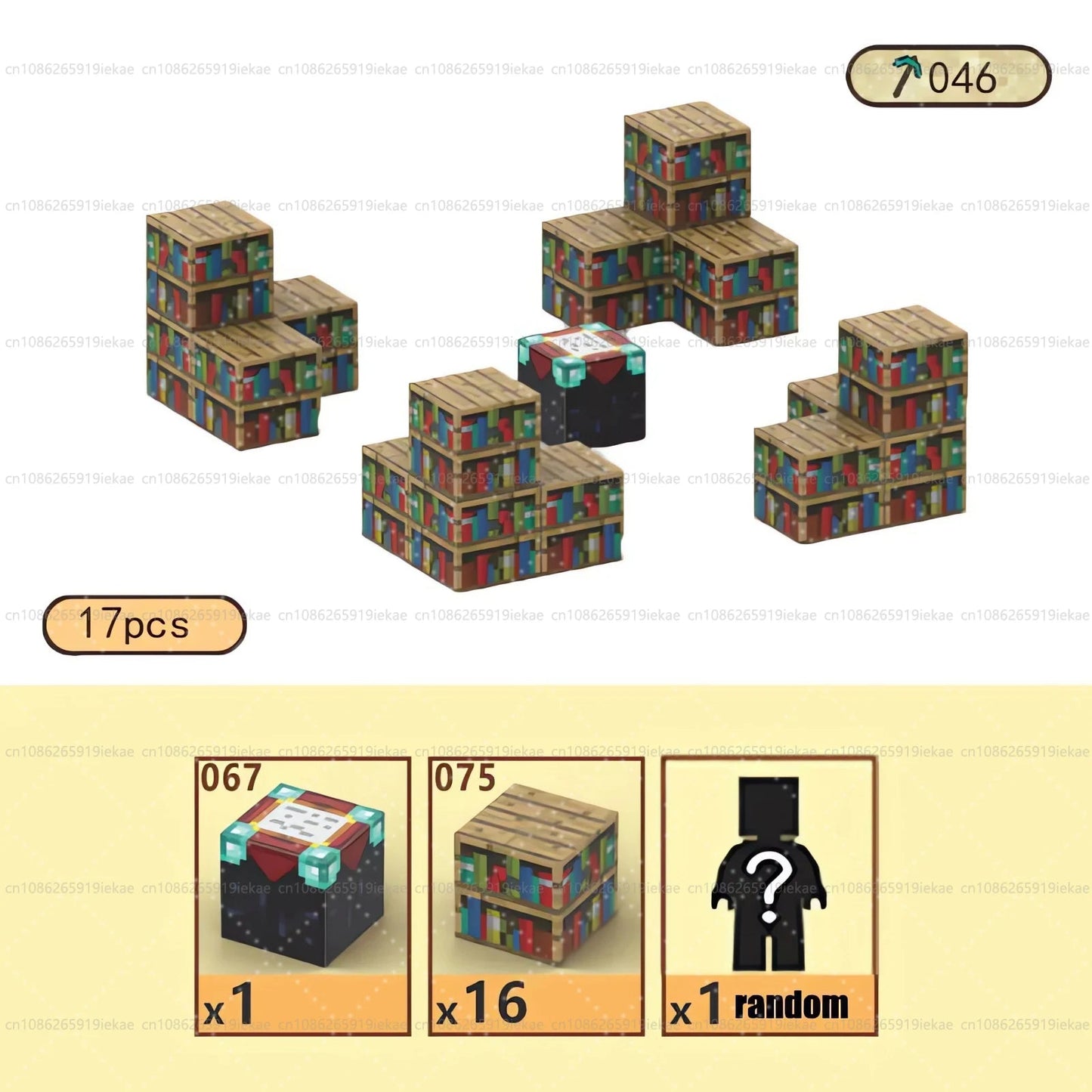 Jeu de magnétique « MinecrifityBlock jouet de decompte pour enfants