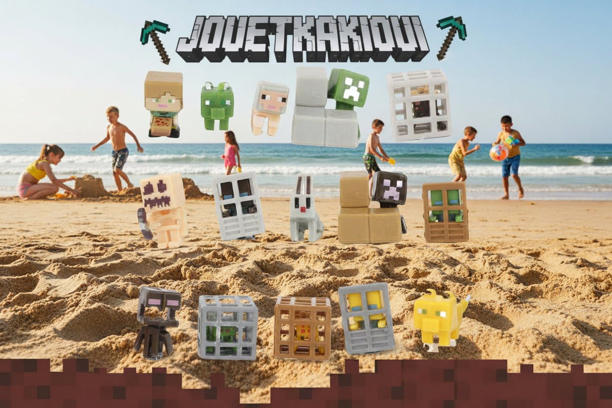 Jeu de magnétique « MinecrifityBlock jouet de decompte pour enfants
