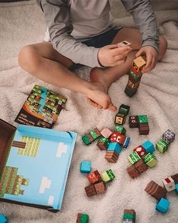 Jeu de magnétique « MinecrifityBlock jouet de decompte pour enfants