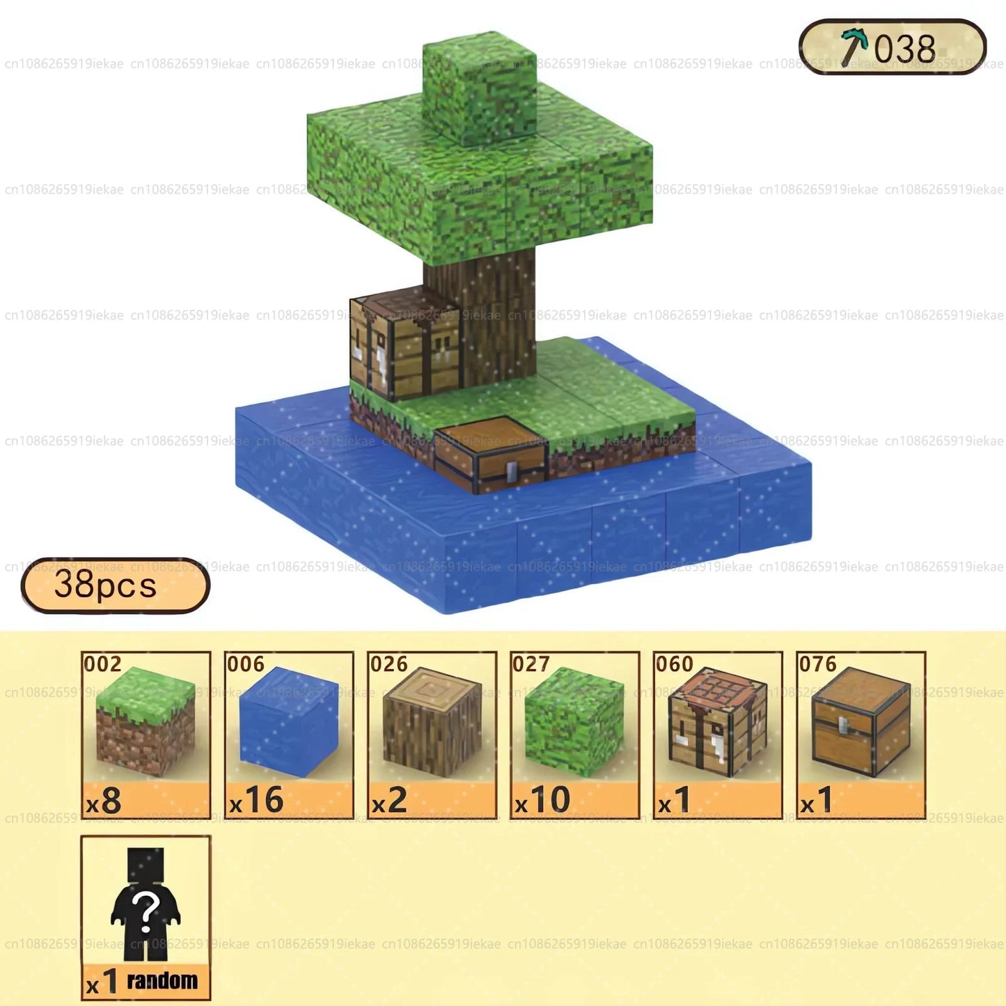 Jeu de magnétique « MinecrifityBlock jouet de decompte pour enfants